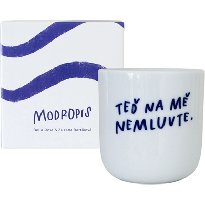 Bella Rose Porcelánový hrnek Teď na mě nemluvte bílá barva porcelán 270 ml – Zboží Dáma