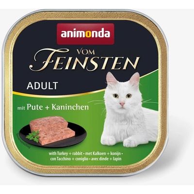 Animonda Vom Feinsten Adult morka a králik 16 x 100 g