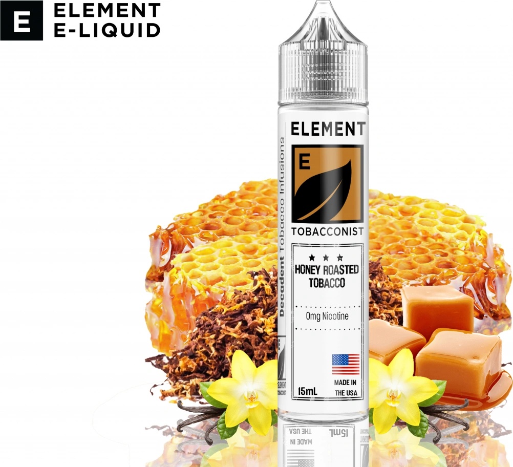 Element Shake & Vape Honey Roasted Tobacco 15ml
