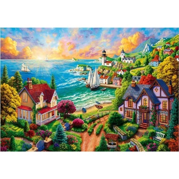Anatolian - Puzzle Village by the Sea - 260 piese