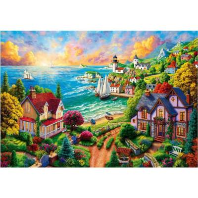 Anatolian - Puzzle Village by the Sea - 260 piese