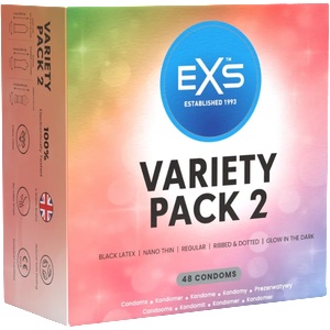 EXS Condoms Variety Pack 2 48 pcs