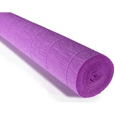 Italský krepový papír Cartotecnica Rossi 140g (50 x 250cm) - fialová Lila 990