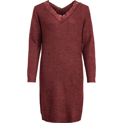 EVOKED Плетена рокля 'glacy' червено, размер xxl