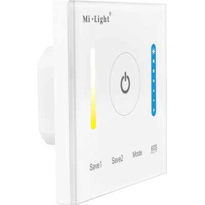 Nástěnný ovladač Mi-Light P2 pro CCT LED pásky 12-24V 15A