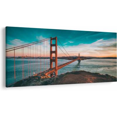 Obraz- Golden Gate, San Francisco, jednodílný 200x100 cm – Hledejceny.cz