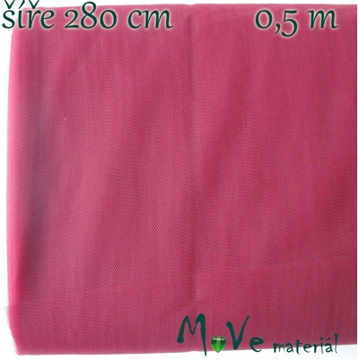 svatební tyl jemný jahodový 50cm/ š 280cm