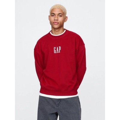 GAP Oversize mikina s logom červená