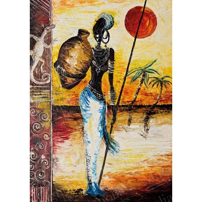 Magnolia - Puzzle African Woman - 1 000 piese