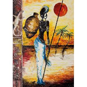 Magnolia - Puzzle African Woman - 1 000 piese