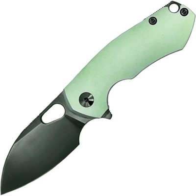Giant Mouse RIV Ti Mint Framelock, Green Anodized Titanium, DLC S90V