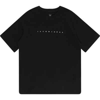 JACK & JONES Тениска 'STAR' черно, размер 116