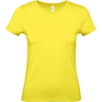 B&C Collection B&C E150 / Дамска тениска с обло деколте - слънчево жълто XXL (01002Tu3605)