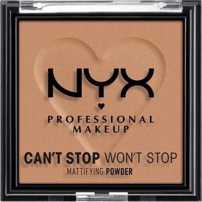 NYX Professional Makeup Can't Stop Won't Stop Mattifying Powder Matující pudr 01 Fair 6 g