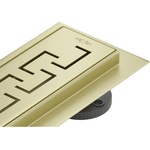Mexen Flat Линеен сифон M15 70 см, златен мат - 1A24070-15 (1A24070-15)