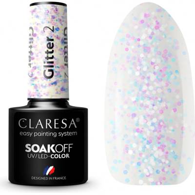 Claresa Gél lak Glitter 2 5 g
