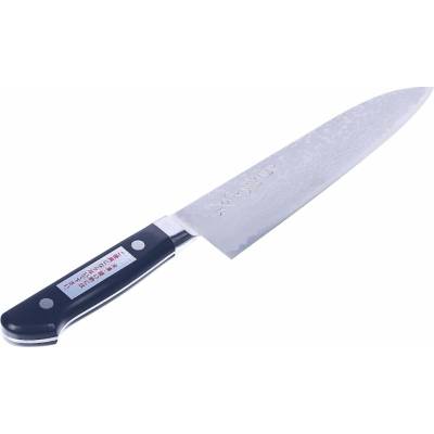 MIKI HAMONO SEISAKUSHO Japonský kuchynský nôž Santoku s damaškovým vzorom VG10 180 mm UF003