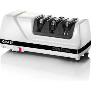 Graef CC150, бял Професионално електрическо точило за ножове, GRA. CC150 (GRA.CC150)