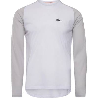 POC Мъжка фланелка с дълъг ръкав за колоездене POC Motion Air L/S Jersey Cycling jersey - Hydrogen White - размер XL (056-3686-0715)