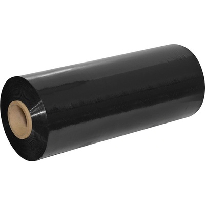 Strojná stretch fólia ČIERNA 14 kg - 150 % - 23 my / 500 mm