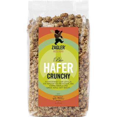 ZAGLER MÜSLIBÄR Био хрупкави мюсли - овес - 500 г