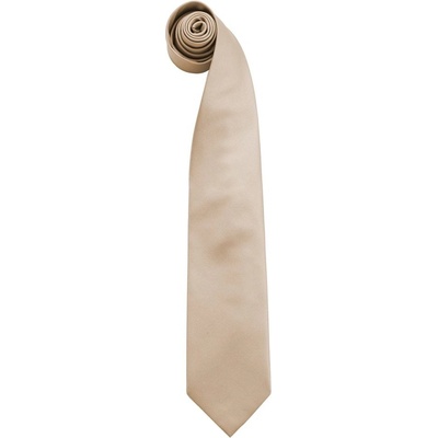 Premier Workwear Kravata s jemným vzorom béžová