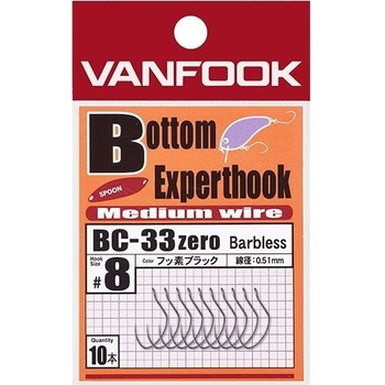 VanFook BC-33zero Bottom Experthook vel.8 10 ks
