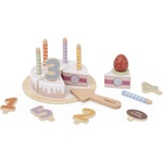 Viga Toys Дървена играчка Viga Toys PolarB - Торта за рожден ден с цифри и свещички (44286) - baby