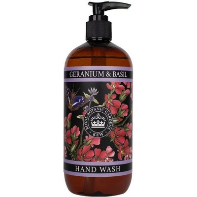 English Soap Company Geranium & Bazalka tekuté mýdlo na ruce 500 ml