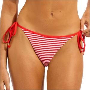 Seafolly Дамско бикини долнище Seafolly Clubhouse Tie Side Rio Pant Bikini bottom - Flame - размер 40 (EU) (150-6628-0115)