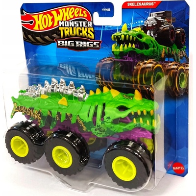 Mattel Hot Wheels Monster Trucks Big Rigs Skelesaurus