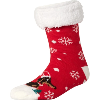 Dámské vánoční hebké ponožky červená – Hledejceny.cz