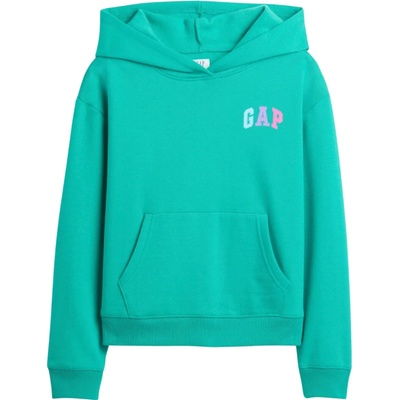 GAP 724997-09 dětská mikina s logem zelená