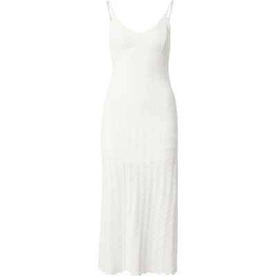 Hollister Плетена рокля бяло, размер xl