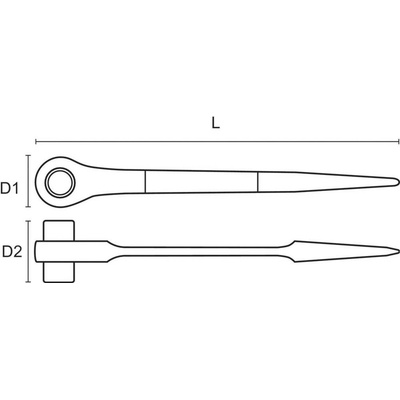 Bahco račňový klúč na lešenie 19 a 22 mm SC2RM-19-22