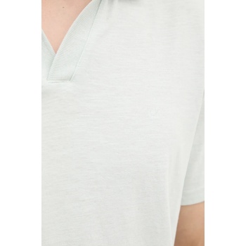 Calvin Klein Тениска с яка с лен Calvin Klein (K10K114136)