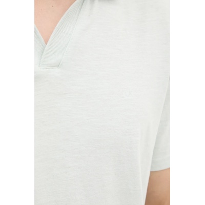 Calvin Klein Тениска с яка с лен Calvin Klein (K10K114136)