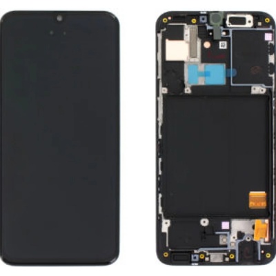 Дисплей и рамка, Besmart, Samsung A60, Черен (BSMART181)