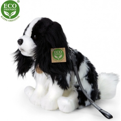 Eco-Friendly pes King Charles Španěl Kavalír s vodítkem 27 cm