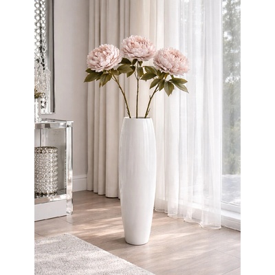 Umelý kvet dália sivo-hnedá 80 cm