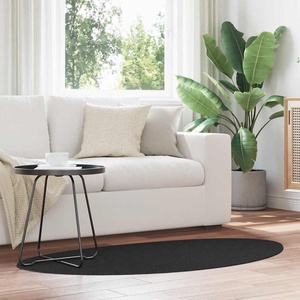 vidaXL Килим HUARTE Черно 80 x 150 cm Полиестер (4103698)