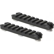 Ares plastová RIS lišta 7 Slot/90 mm pre M-LOK Čierna