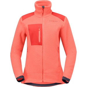 Norrøna Дамско поларено яке Norrøna Women's Trollveggen Warm3 Jacket Fleece jacket - Deep Sea Coral / Baked Apple (105-6995-0614)