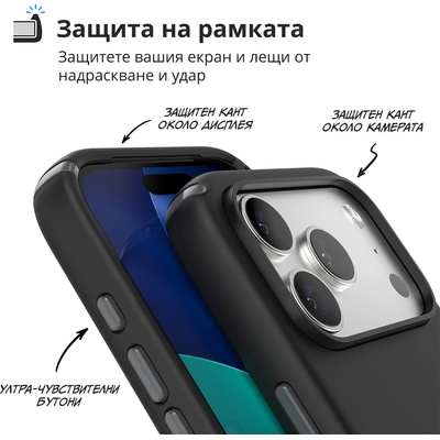 Speck Калъф Speck Presidio2 Black, MagSafe, за iPhone 17 Pro (28527)
