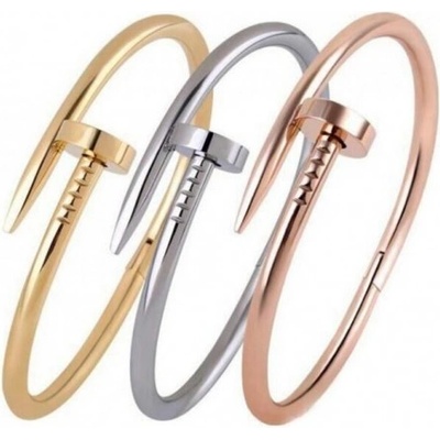 Prosperk náramek hřebík ocelový stříbrný S3857