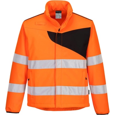 Portwest bunda PW275 Hi Vis softshellová reflexní oranžová čierna