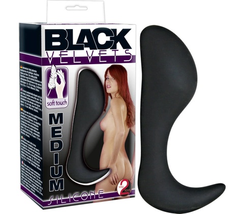 Black Velvets Silicone Butt Plug