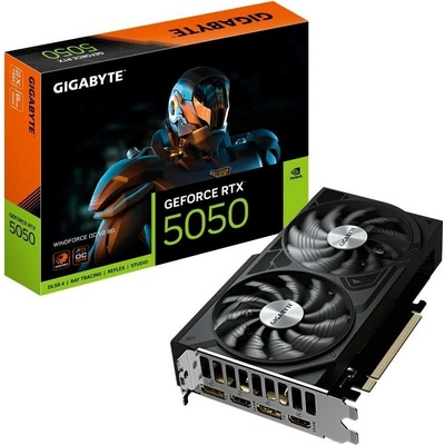 Gigabyte GeForce RTX 5050 WINDFORCE OC V2 8GB GDDR6 GV-N5050WF2OCV2-8GD