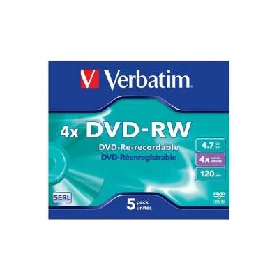 Verbatim Диск DVD-RW Verbatim, Презаписваем, 4.7 GB, 4x, В кутия, office1_2065240010