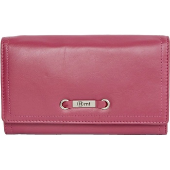 velmi příjemná kvalitní kožená peněženka HMT růžová
